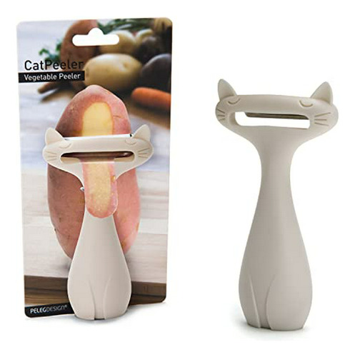 Pelador De Verduras  Catpeeler  Con Diseño De Gato.