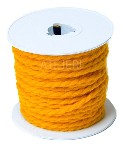 Imagen 2 de 2 de Cordón Torzado De Acrílico Fb De 4mm X 25 Metros