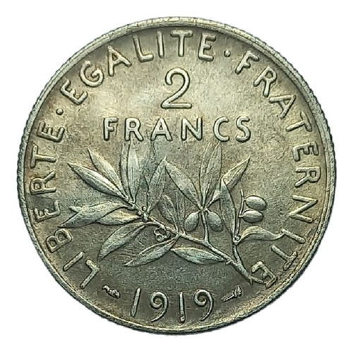 Francia - 2 Francos 1919 - Km 845.1 (ref 102)