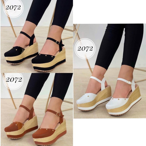 Imagen 8 de 8 de Sandalias Sueco Yuten Plataforma Canasta Moda Colombiana