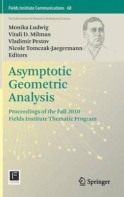 Libro Asymptotic Geometric Analysis : Proceedings Of The ...