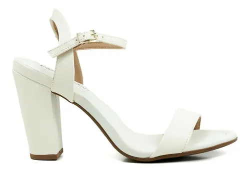 Sandalias blancas de fiesta sale