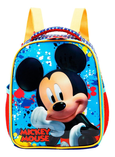 Lancheira Infantil Menino Mickey Mouse Térmica 26x20x15cm