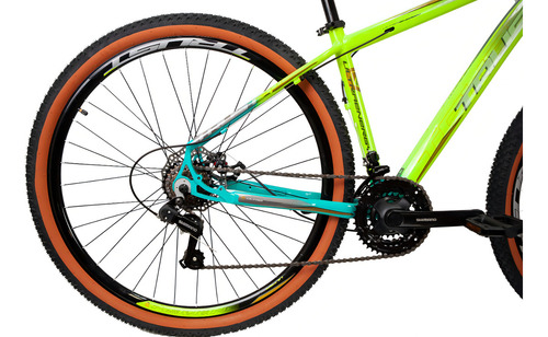 Bicicleta Trust Energy Aro 29 21v Shimano Completa 2.0 Cor Amarelo Neon Tamanho Do Quadro 19.0