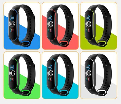 Imagen 5 de 5 de Malla De Silicona Mi Band 5 Y 6 Deportiva