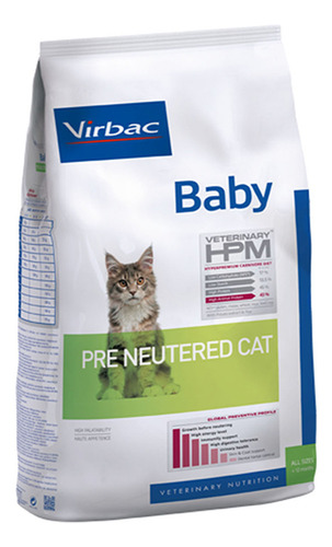 Virbac Hpm Baby Pre Neutered  alimento cat 1.5kg