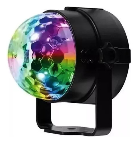 Mini Esfera Led Rgb Audio Rítmica Para Fiesta Seisa L-12