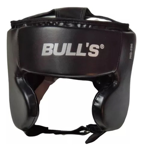 Cabezal Para Boxeo Con Pomulo Bull´s Profesional Color Negro