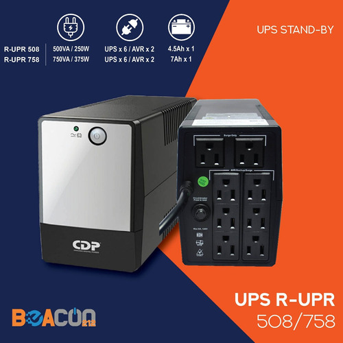 Ups 500 Va 500va 250 W Cdp 8 Tomas 6 Ups Y 2 Avr  R-upr508