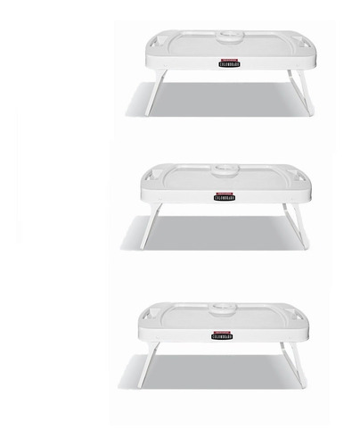 Bandeja De Cama Plastica Desayunador Colombraro Pack X 3