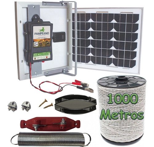 Cerca Elétrica Para Gado Solar Kit Completo Com Acessórios