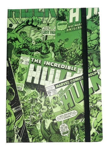Cuaderno Agenda Libreta Notas Super Héroe Hulk