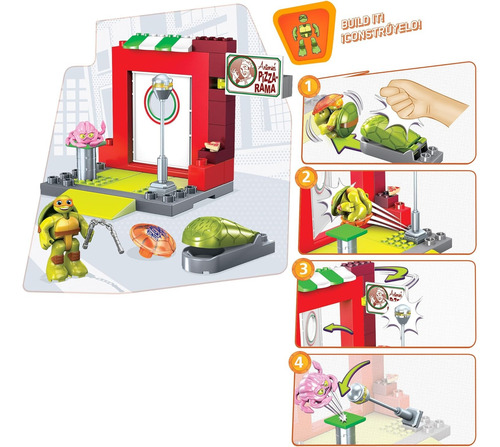 Tortugas Ninja Pizzeria Secreta Mega Bloks Half-shell Heroes