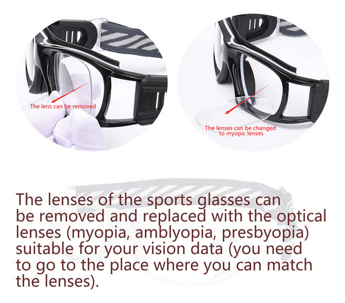 Gafas Deportivas Protección Ocular Ajustable