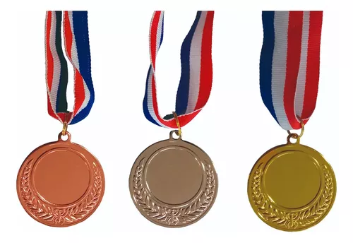 35 medallas para niños, medallas de oro de plástico con cinta para