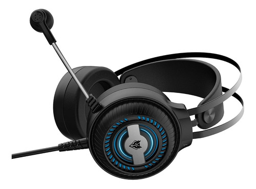 Auriculares Gamer Nubwo N1 Pro Negro Con Luz Led