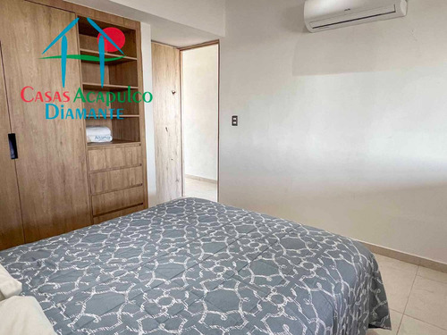 Cad Altamar Victory 402. ¡confort Y Estilo En Acapulco Diamante! Departamento Con Terraza Y Vista A Las Áreas Comunes