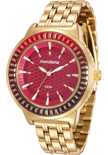 Relógio Feminino Mondaine Dourado 76624lpmvde2