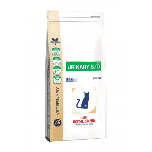 Alimento Royal Canin Veterinary Diet Feline Urinary S/O High Dilution UHD 34 para gato adulto sabor mix en bolsa de 7.5 kg