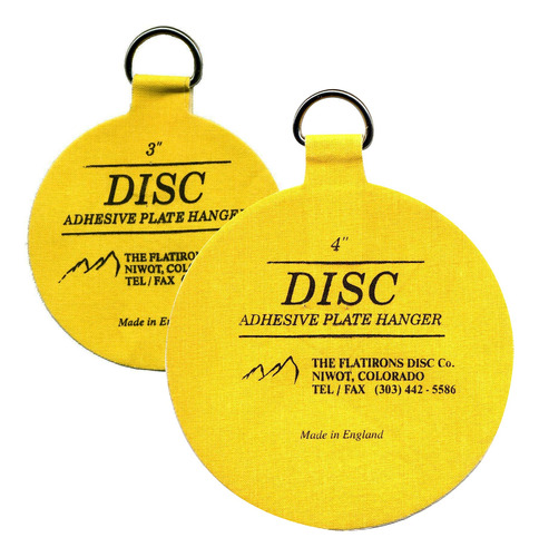 Juego De Colgadores De Placa Adhesiva Flatirons Disc (c...