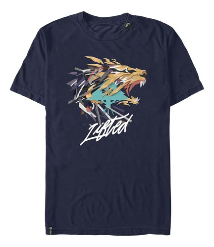 Lrg Lifted Research Group Angry Lion Young - Polera De Man