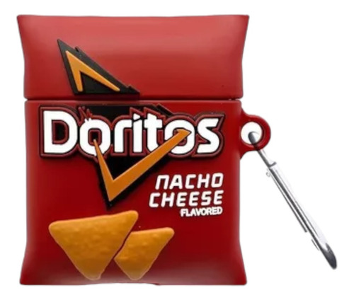 Funda Y Llavero Para AirPods, Doritos. Generación 1 Y 2.