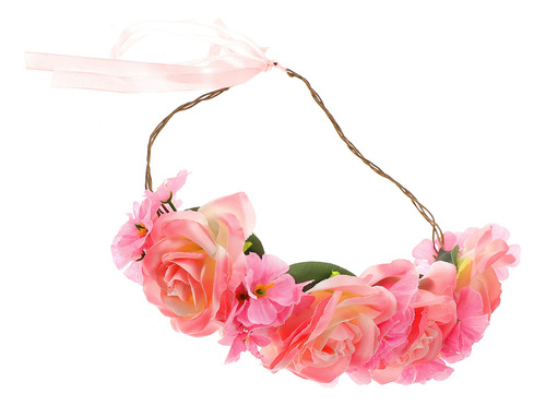 Diademas Artificiales Con Flores Artificiales, Diadema Con F