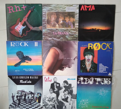 Rock Pop Español Inglés Heavy Metal Lps Promo