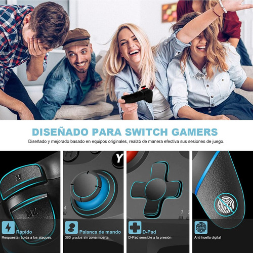 Control Switch Gamepad Inalámbrico Joystick Bluetooth Mando