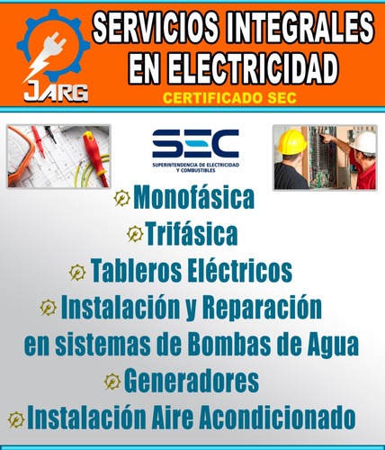 Electricista Certificado Sec A Domicilio