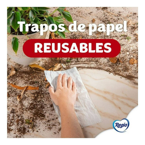 Toallas De Papel Regio Uso Rudo Reusables 75 Hojas Triples