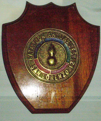 Escudo Batallon Arsenal 121 San Lorenzo Coleccion Pared