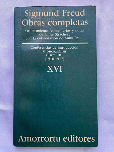 Sigmund Freud Obras Completas Vol 16 Amorrortu Conferencias 
