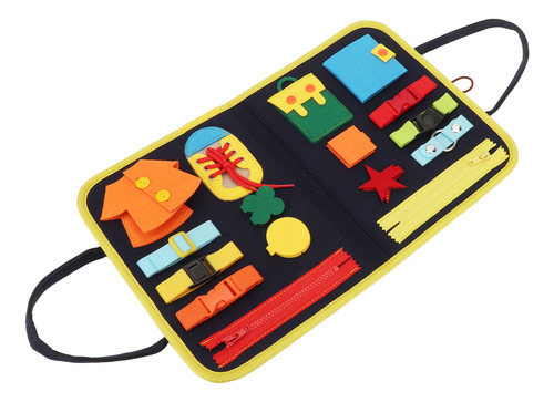 Juguetes Montessori Busy Board, De Fieltro, Sensoriales Y Ed