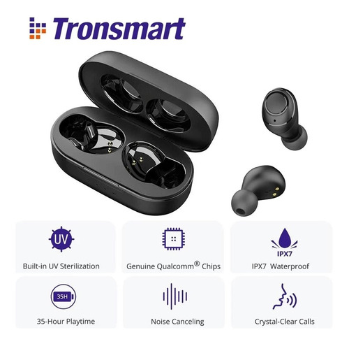 Audífonos Bluetooth Inalambricos Tws Tronsmart Onyx Free