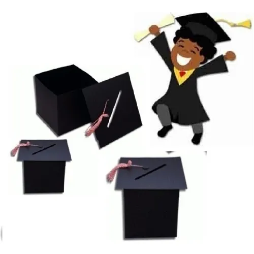 comprar Kit Silhouette 6 Archivos Graduacion Birrete Invitacion