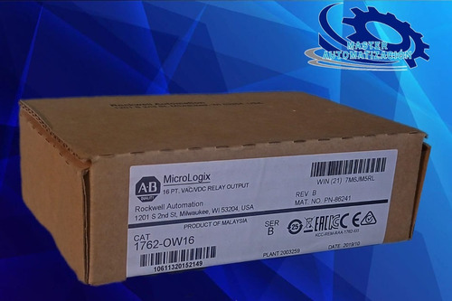 Allen Bradley 1762-ow16 /a Módulo Salida Rele Micrologix