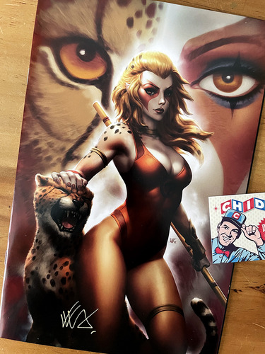 Comic - Thundercats #1 Cheetara Virgin Kunkka Sexy Firma Coa (Usado)
