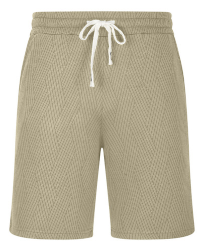 Q Bolsillos Casuales Con Cordón De Color Liso Para Hombre El