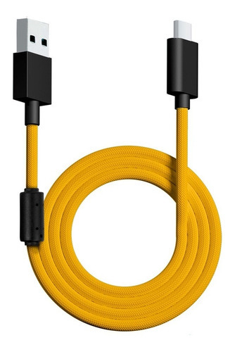 Cable Usb Tipo C Trenzado Vsg Aquila Amarillo