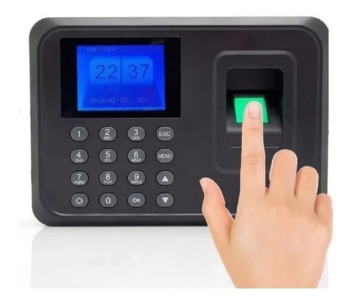 Reloj digital con estampado biométrico de puntos Hit Dot
