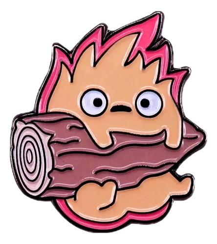 Pin Calcifer Castillo Vagabundo Howl Castle Miyazaki Ghibli