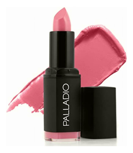 Palladio Herbal Matte Lipstick, Bella Pink, Creamy And Full Color Bella Pink