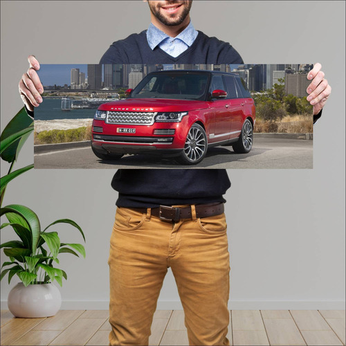 Cuadro 30x80cm Auto 2013 Range Rover Autobiograp 188