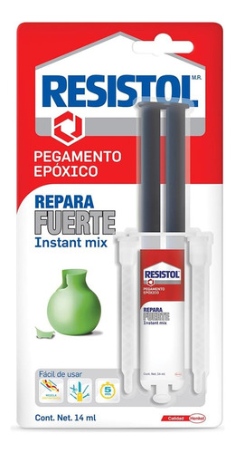 Pegamento Epoxico Jeringa 14ml Resistol 1524151 Trasparente