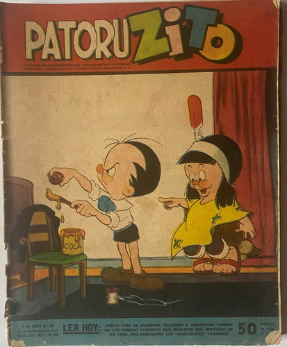 Patoruzito, Nº 243 Semanario De Historietas Grande 1950 Cr02