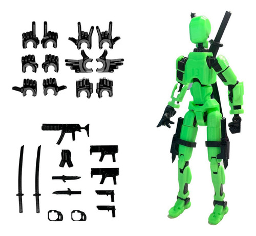 Ll Figura Acción Dummy13 Impresa En 3d 5.54 Pulgadas