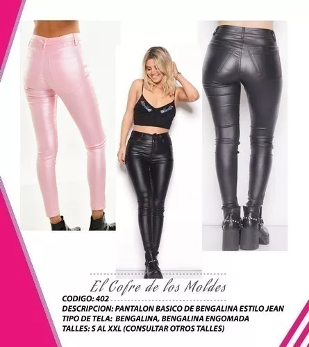 MOLDE: PANTALON BOMBACHO MUJER 1711