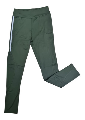 Calza Deportiva Lycra Elasticada Lineas Mujer