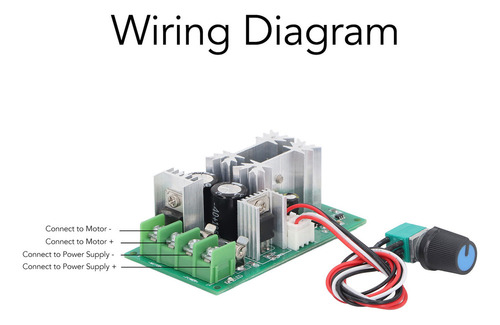 W Regulador De Velocidad De Motor Dc, 12 V, 24 V, 36 V, 48
